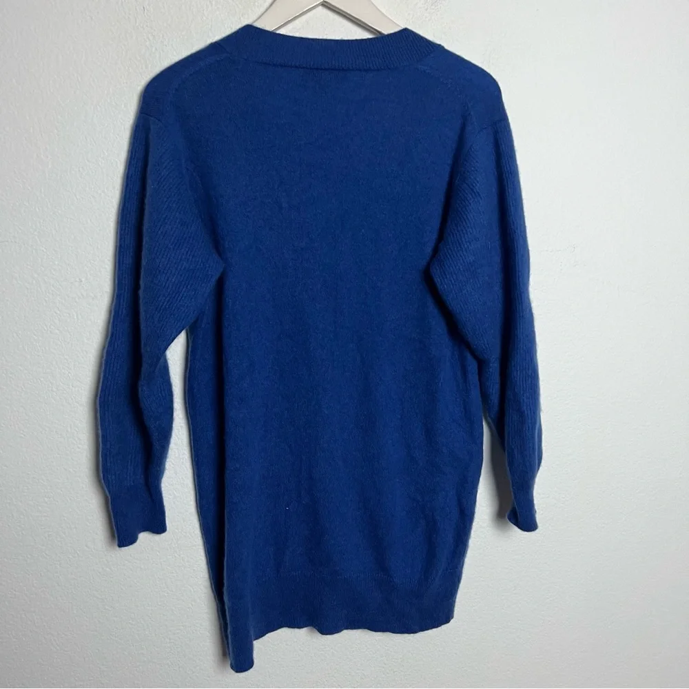 Rag & Bone Leyla Blue V Neck Cashmere Sweater Size Small - Picture 3 of 4